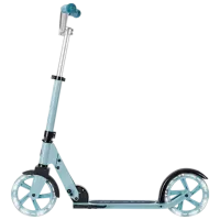 Trotinetă pentru copii cu două roți Micro Cruiser LED (SA0256) 100 kg/ Blue photo 3