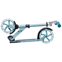 Trotinetă pentru copii cu două roți Micro Cruiser LED (SA0256) 100 kg/ Blue photo 5