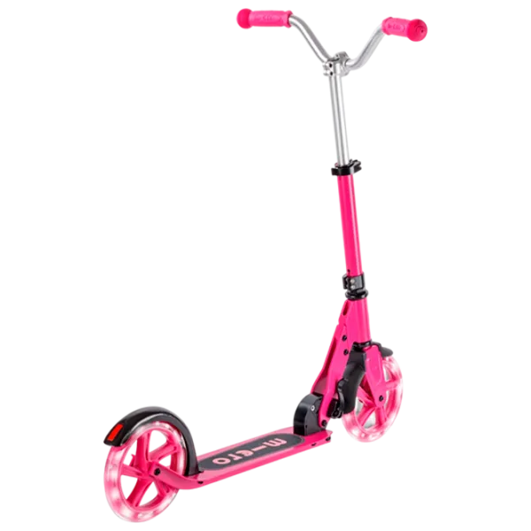 Детский двухколёсный самокат Micro Cruiser LED (SA0257) 100 кг/ Розовый photo 2