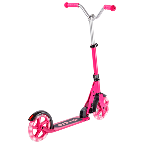 Детский двухколёсный самокат Micro Cruiser LED (SA0257) 100 кг/ Розовый photo 2