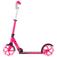 Trotinetă pentru copii cu două roți Micro Cruiser LED (SA0257) 100 kg/ Pink photo 3