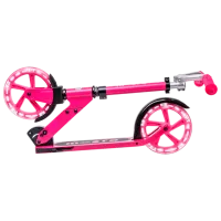 Trotinetă pentru copii cu două roți Micro Cruiser LED (SA0257) 100 kg/ Pink photo 4
