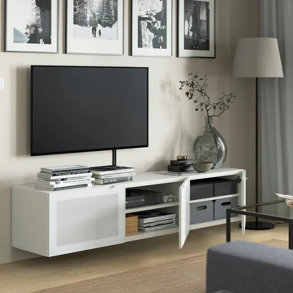 Comodă TV Ikea Besta/Mortviken 38 x 180 x 42 / Metal photo 2