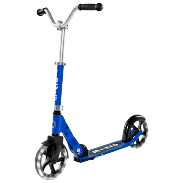 Детский двухколёсный самокат Micro Cruiser LED (SA0197) 100 кг/ Синий photo 1