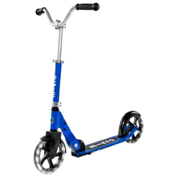 Детский двухколёсный самокат Micro Cruiser LED (SA0197) 100 кг/ Синий photo 1