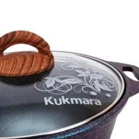 Кастрюля Kukmara КГГ42А 4л Алюминий / Черный photo 4
