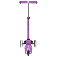 Детский трёхколёсный самокат Micro Mini Deluxe LED (MMD141) 50 кг/ Пурпурный photo 4