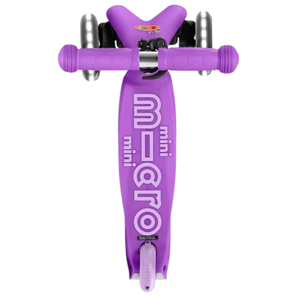 Trotinetă pentru copii cu trei roți Micro Mini Deluxe LED (MMD141) 50 kg/ Purple photo 5
