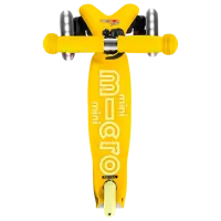 Trotinetă pentru copii cu trei roți Micro Mini Deluxe LED (MMD053) 50 kg/ Yellow photo 6
