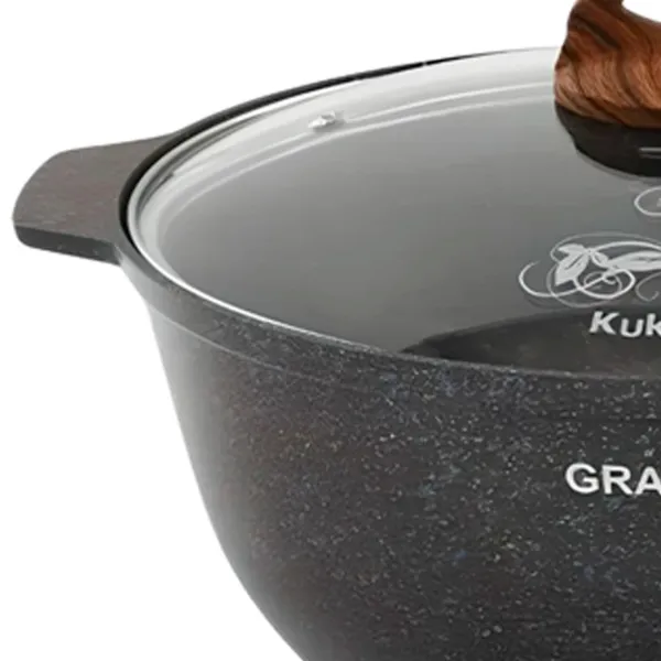 Cratiță Kukmara ЖГГ52А 5l Aluminiu / Black photo 2