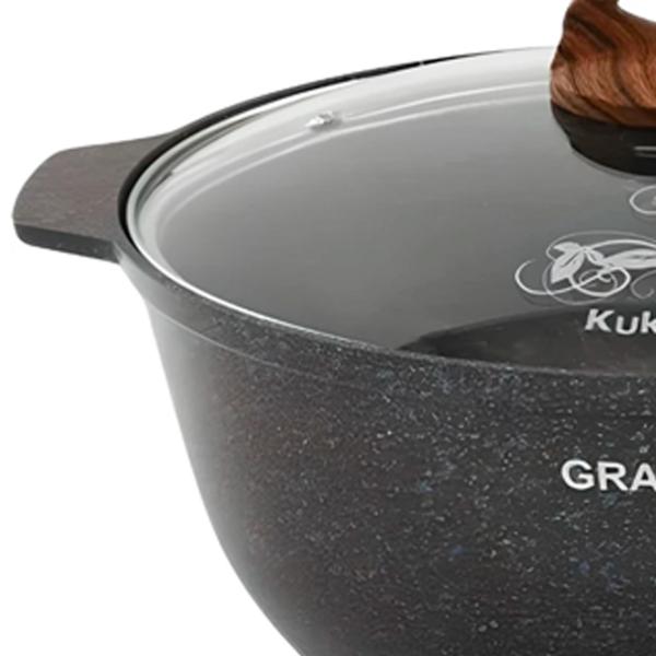 Cratiță Kukmara ЖГГ52А 5l Aluminiu / Black photo 2