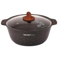 Cratiță Kukmara ЖГО52А 5l Aluminiu / Black