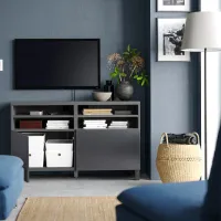 Тумба под телевизор Ikea Besta/Vasterviken/Stubbarp 74 x 120 x 42см / ДСП photo 3