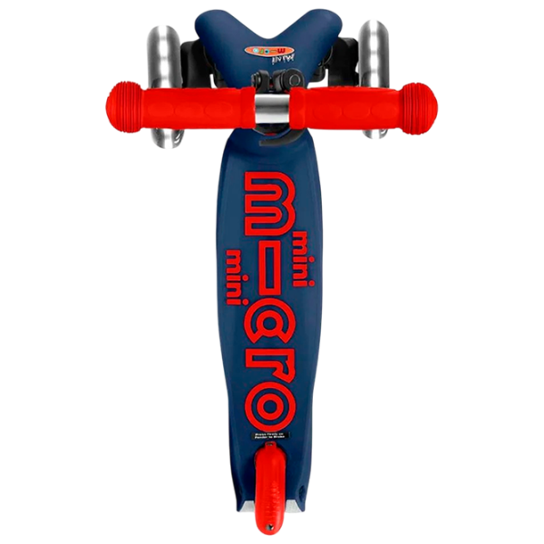 Trotinetă pentru copii cu trei roți Micro Mini Deluxe LED (MMD118) 50 kg/ Navy photo 4