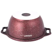 Кастрюля Kukmara КГА62А 6л Алюминий / Granite red photo 5
