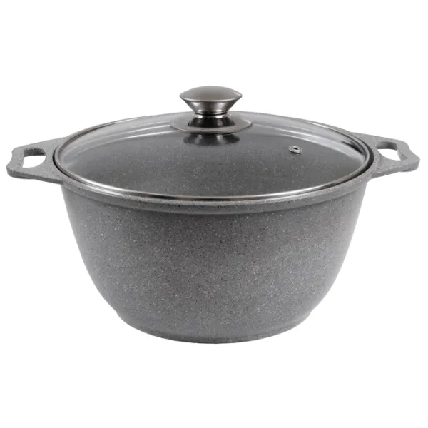Cratiță Kukmara КМС42А 4l Aluminiu / Granite red photo 1