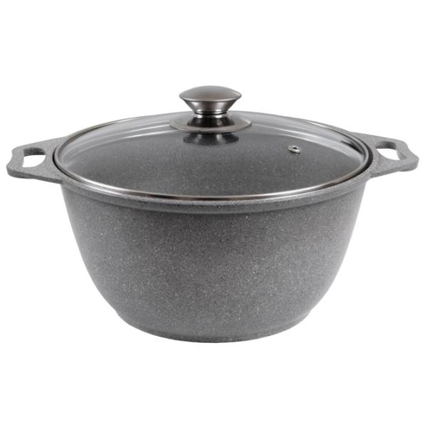 Cratiță Kukmara КМС42А 4l Aluminiu / Granite red photo 1