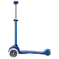Trotinetă pentru copii cu trei roți Micro Mini Deluxe LED (MMD142) 50 kg/ Blue photo 3