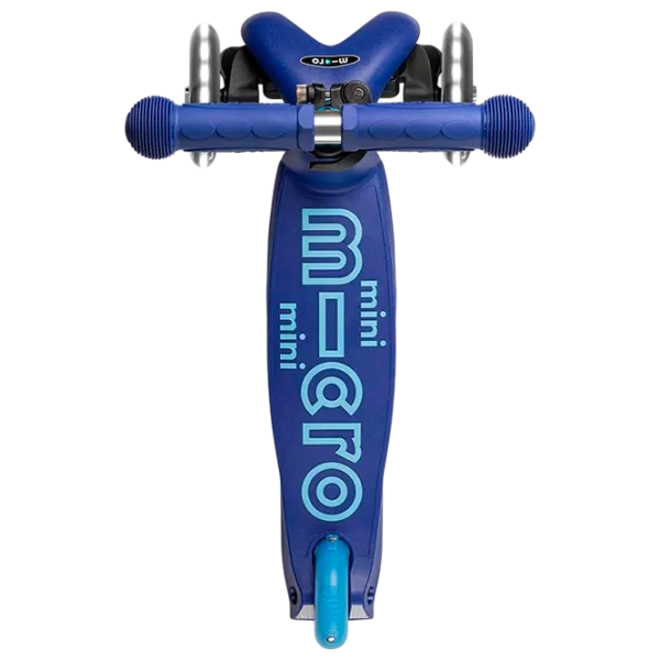 Trotinetă pentru copii cu trei roți Micro Mini Deluxe LED (MMD142) 50 kg/ Blue photo 4