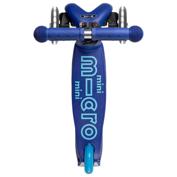 Trotinetă pentru copii cu trei roți Micro Mini Deluxe LED (MMD142) 50 kg/ Blue photo 4
