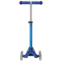 Trotinetă pentru copii cu trei roți Micro Mini Deluxe LED (MMD142) 50 kg/ Blue photo 5
