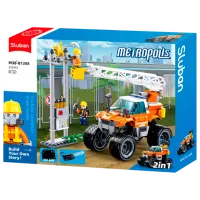 Конструктор Sluban Rescue vehicle Транспорт/ Оранжевый