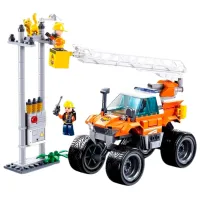 Конструктор Sluban Rescue vehicle Транспорт/ Оранжевый photo 3