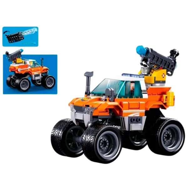 Конструктор Sluban Rescue vehicle Транспорт/ Оранжевый photo 4 Конструктор Sluban Rescue vehicle Транспорт/ Оранжевый photo 4