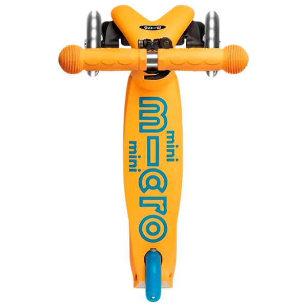 Детский трёхколёсный самокат Micro Mini Deluxe LED (MMD151) 50 кг/ Apricot photo 5