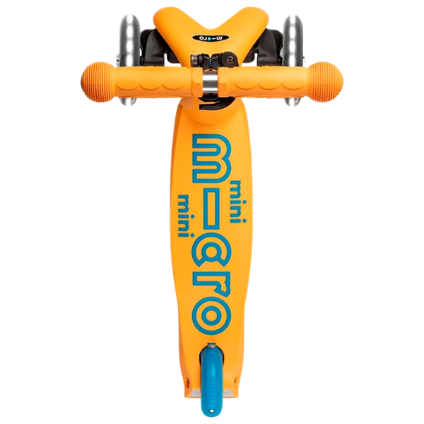 Детский трёхколёсный самокат Micro Mini Deluxe LED (MMD151) 50 кг/ Apricot photo 5