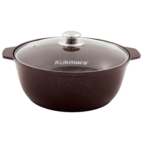 Cratiță Kukmara ЖМК528А 5l Aluminiu / Granite brown photo 1