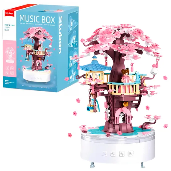 Constructor Sluban Tree house Clasic/ Pink photo 3 Constructor Sluban Tree house Clasic/ Pink photo 3