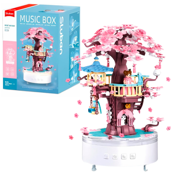 Constructor Sluban Tree house Clasic/ Pink photo 3 Constructor Sluban Tree house Clasic/ Pink photo 3
