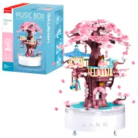 Constructor Sluban Tree house Clasic/ Pink photo 3