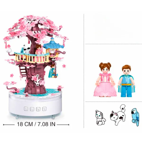 Constructor Sluban Tree house Clasic/ Pink photo 4 Constructor Sluban Tree house Clasic/ Pink photo 4