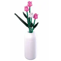 Конструктор Sluban Tulips in vase Классический/ Зеленый photo 4
