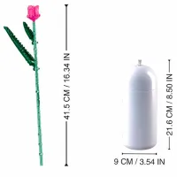 Конструктор Sluban Tulips in vase Классический/ Зеленый photo 5
