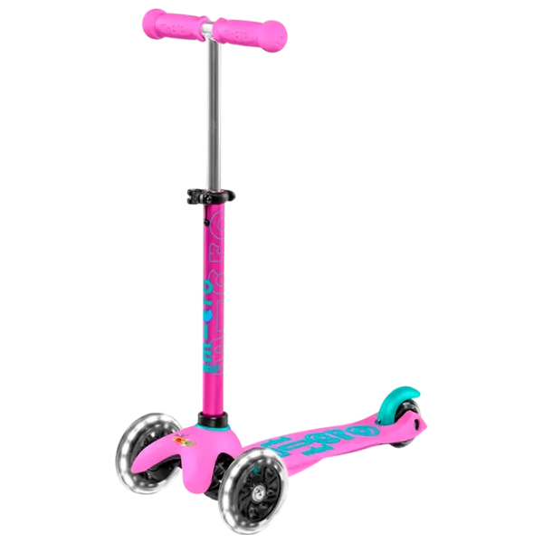 Детский трёхколёсный самокат Micro Mini Deluxe LED (MMD150) 50 кг/ Лаванда photo 1