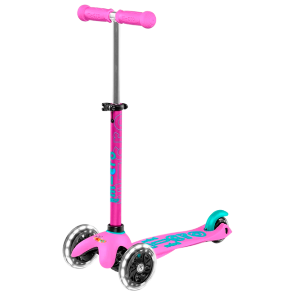 Детский трёхколёсный самокат Micro Mini Deluxe LED (MMD150) 50 кг/ Лаванда photo 1