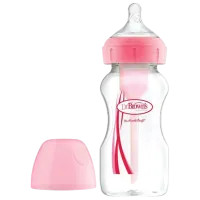Biberon Dr. Brown's Options+ Pentru fetițe / 0.27l / Pink