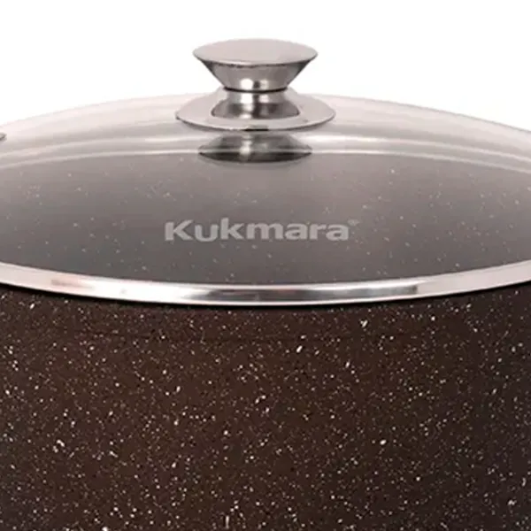 Cratiță Kukmara КМК62-1А 6.5l Aluminiu / Granite brown photo 2 Cratiță Kukmara КМК62-1А 6.5l Aluminiu / Granite brown photo 2