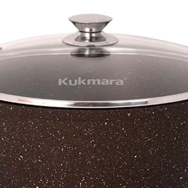 Cratiță Kukmara КМК62-1А 6.5l Aluminiu / Granite brown photo 2 Cratiță Kukmara КМК62-1А 6.5l Aluminiu / Granite brown photo 2