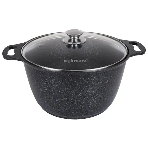 Cratiță Kukmara КМТ62-1А 6l Aluminiu / Black photo 1 Cratiță Kukmara КМТ62-1А 6l Aluminiu / Black photo 1