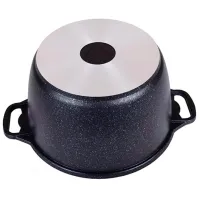 Кастрюля Kukmara КМТ62-1А 6л Алюминий / Черный photo 2