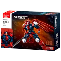 Constructor Sluban Kryptonian war robot Clasic/ Red