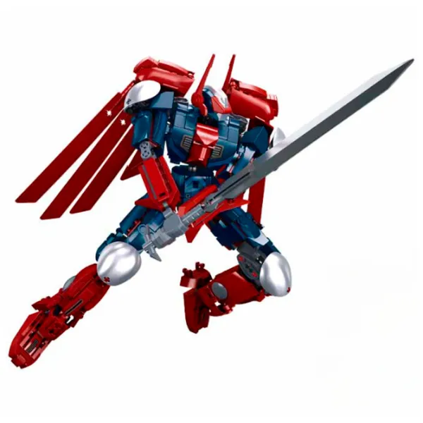Constructor Sluban Kryptonian war robot Clasic/ Red photo 4