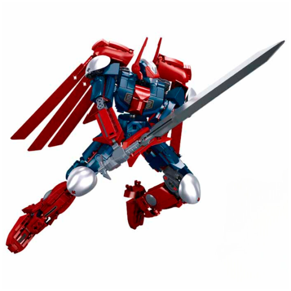 Constructor Sluban Kryptonian war robot Clasic/ Red photo 4
