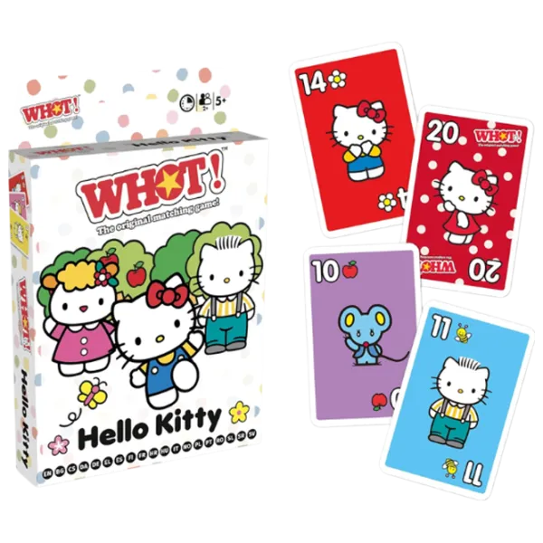 Настольная игра Winning Moves WHOT! Hello Kitty 5+/ Игральные карты photo 1