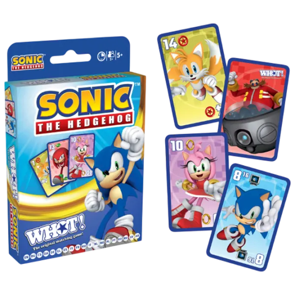 Настольная игра Winning Moves WHOT! Sonic 5+/ Игральные карты photo 1