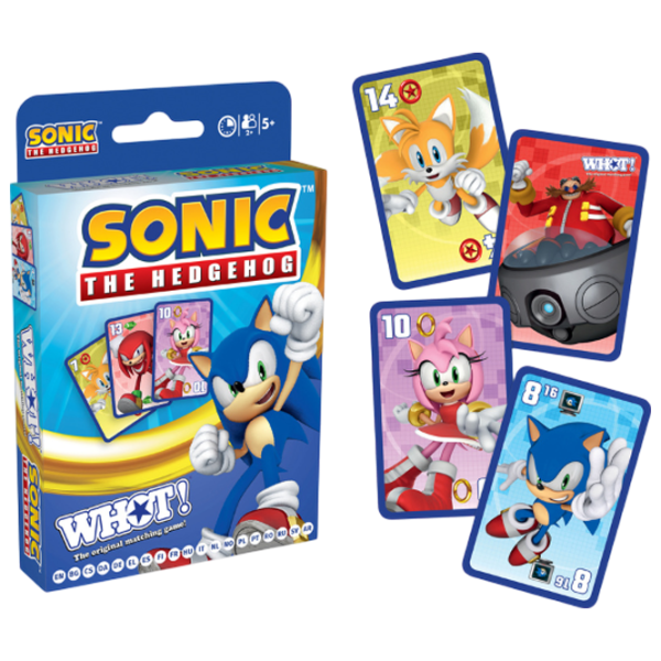 Настольная игра Winning Moves WHOT! Sonic 5+/ Игральные карты photo 1